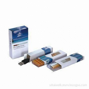 Mini Electronic Cigarette with Nice Blue Case, Measures 96 x 8.5mm